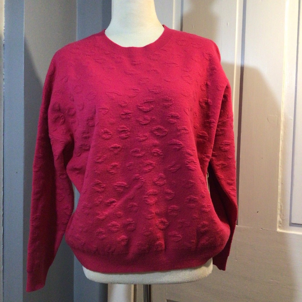 Kerisma Fuschia Crew Neck Sweater NWT